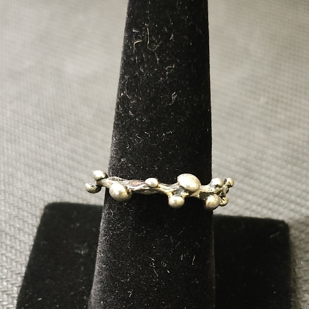 Fun Stackable Silver Women's Ring